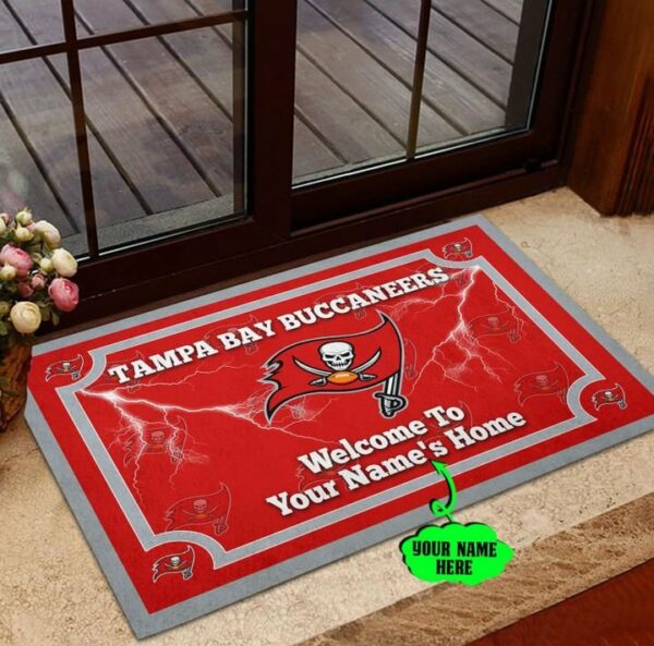 Nfl Tampa Bay Buccaneers 3D Personalized Doormat Dttdmat290329