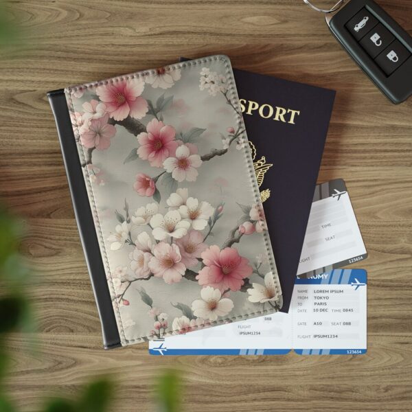 Japanese Cherry Blossom Passport Cover